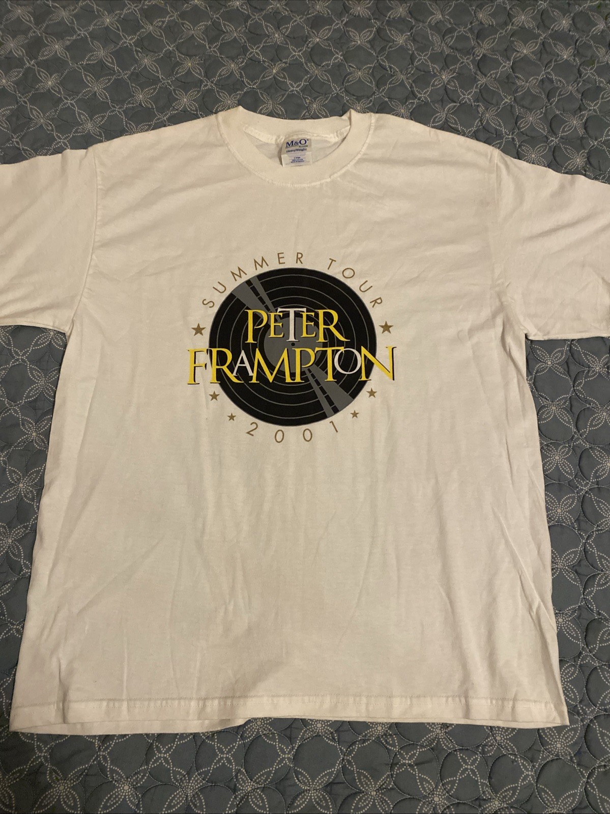 Peter Frampton 2001 Summer Tour t-shirt X-LARGE SEE DESCRIPTION gallery