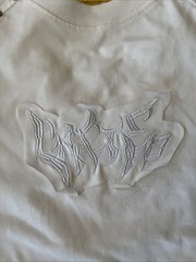 GFTD LA White Men’s Small Beaded T Shirt