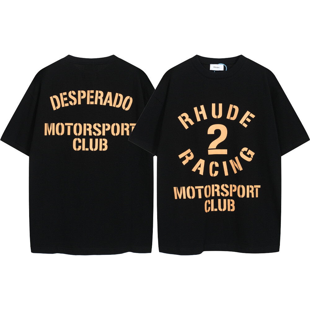 🎁🎁33Style Men Women RHUDE High Quality Cotton Short Sleeve Polo T-Shirt S-2XL gallery