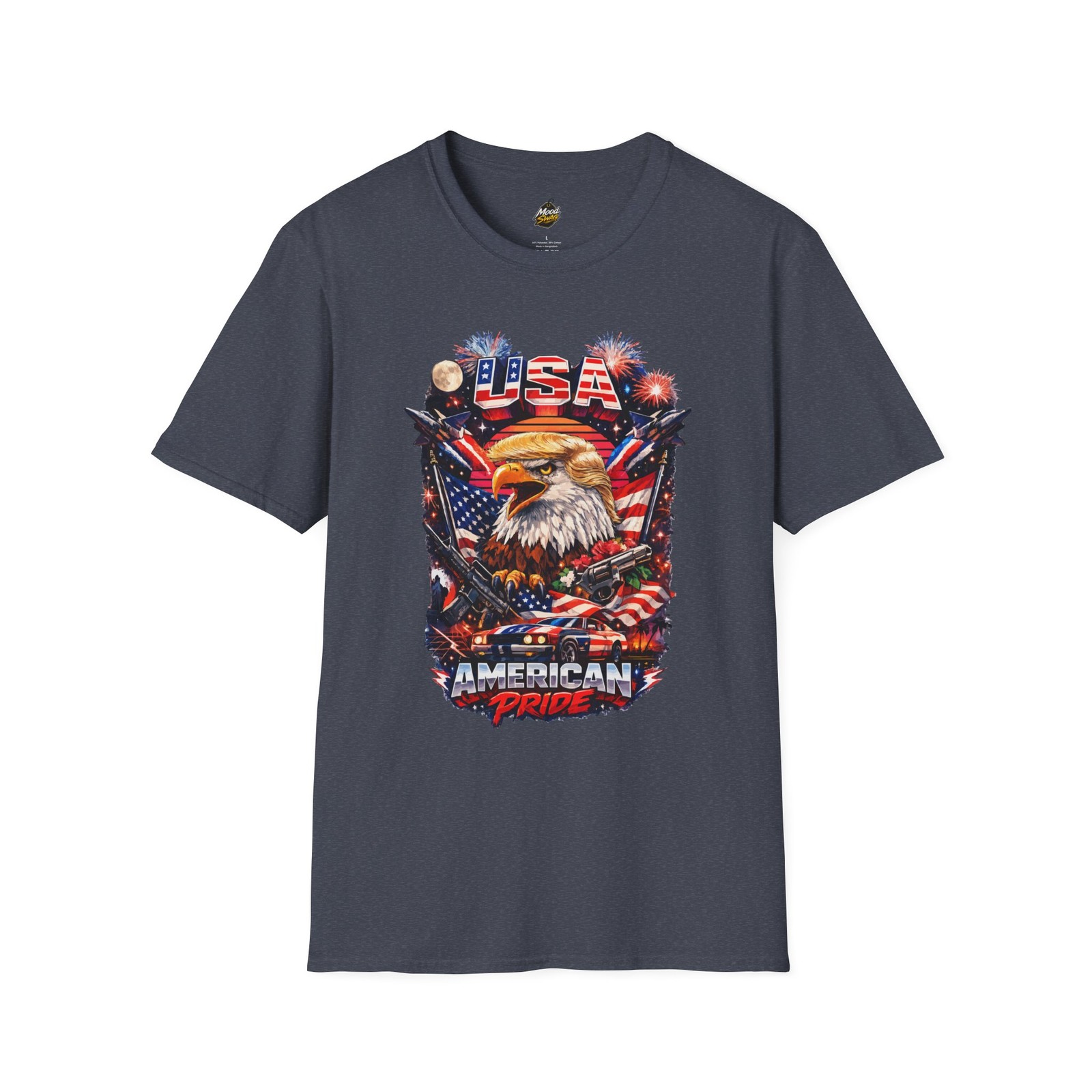 USA American Pride Eagle Shirt | Patriotic T-Shirt | Freedom Graphic Tee gallery