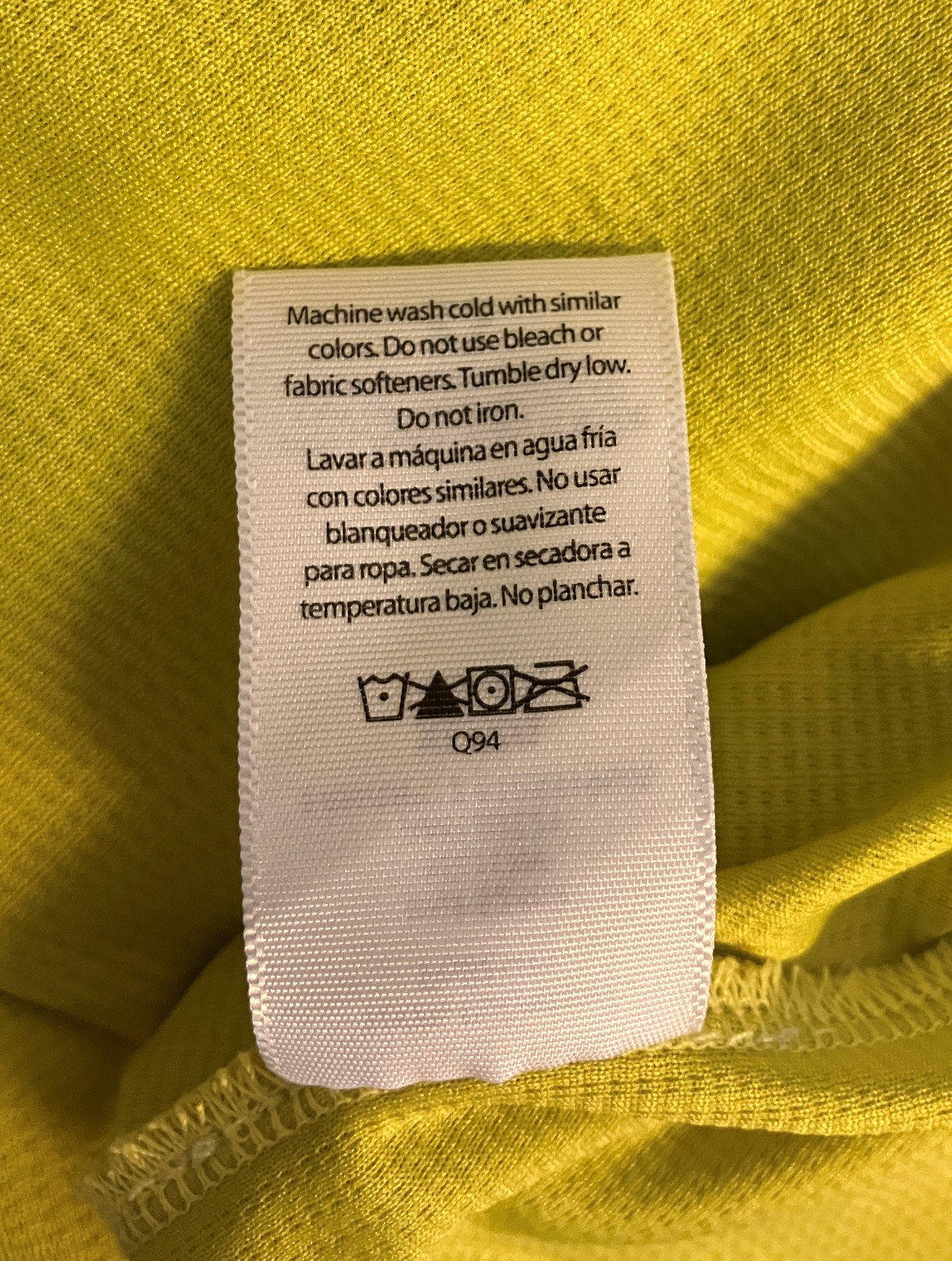Athletic Works Neon Yellow Polyester Short Sleeve T Shirt XL 46-48 EC! gallery