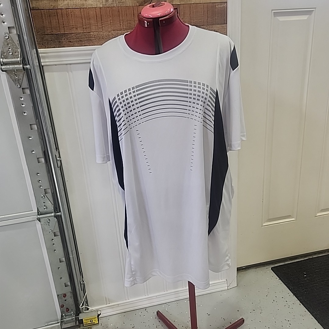 Men's Quick-Dry Sport Running Performance Gym Workout Two Tone T-shirt 3XL [94] gallery