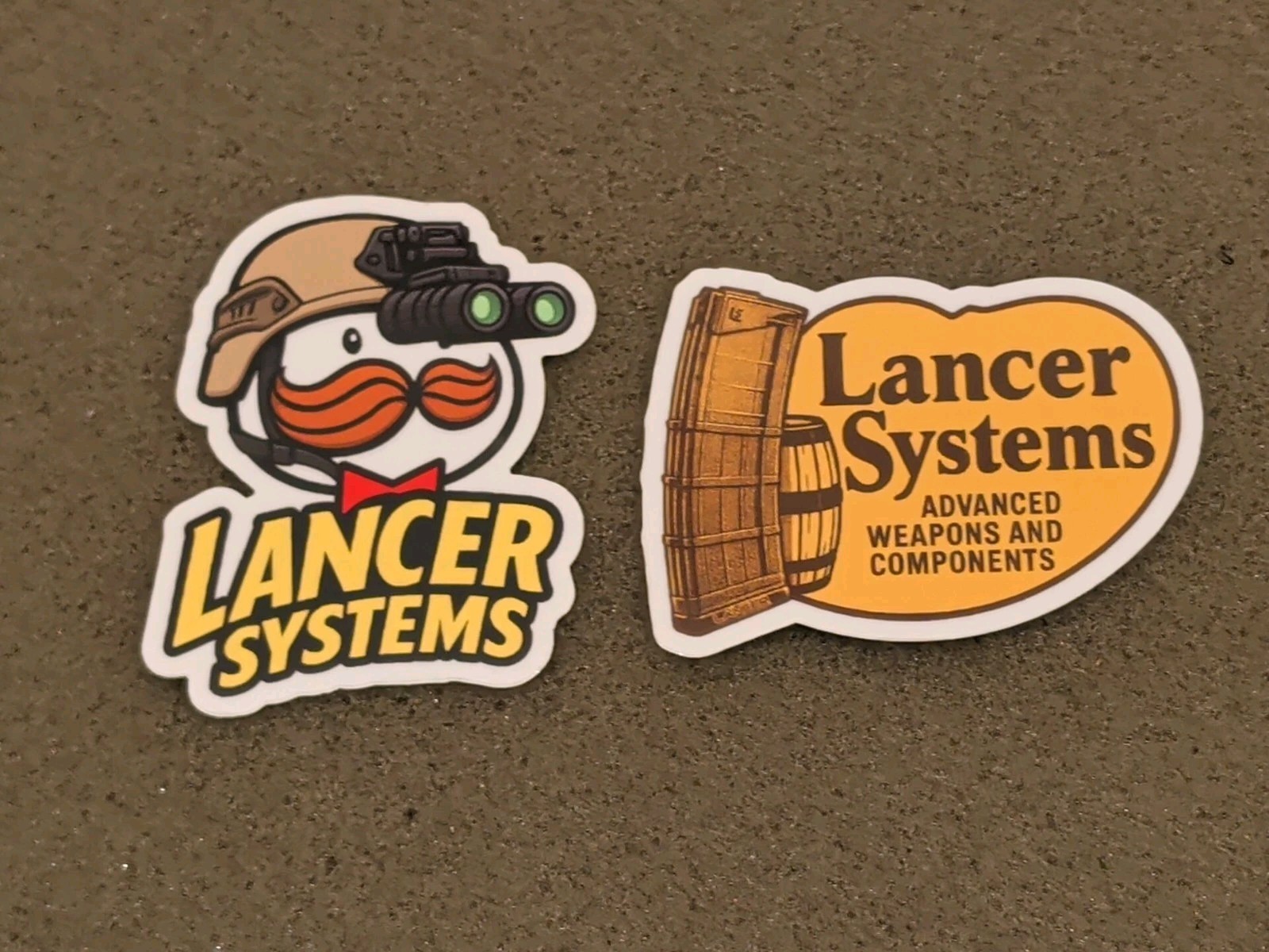 Lancer Systems Sticker Advanced Weapons & Components (Lot of 2) SHOT SHOW 2026