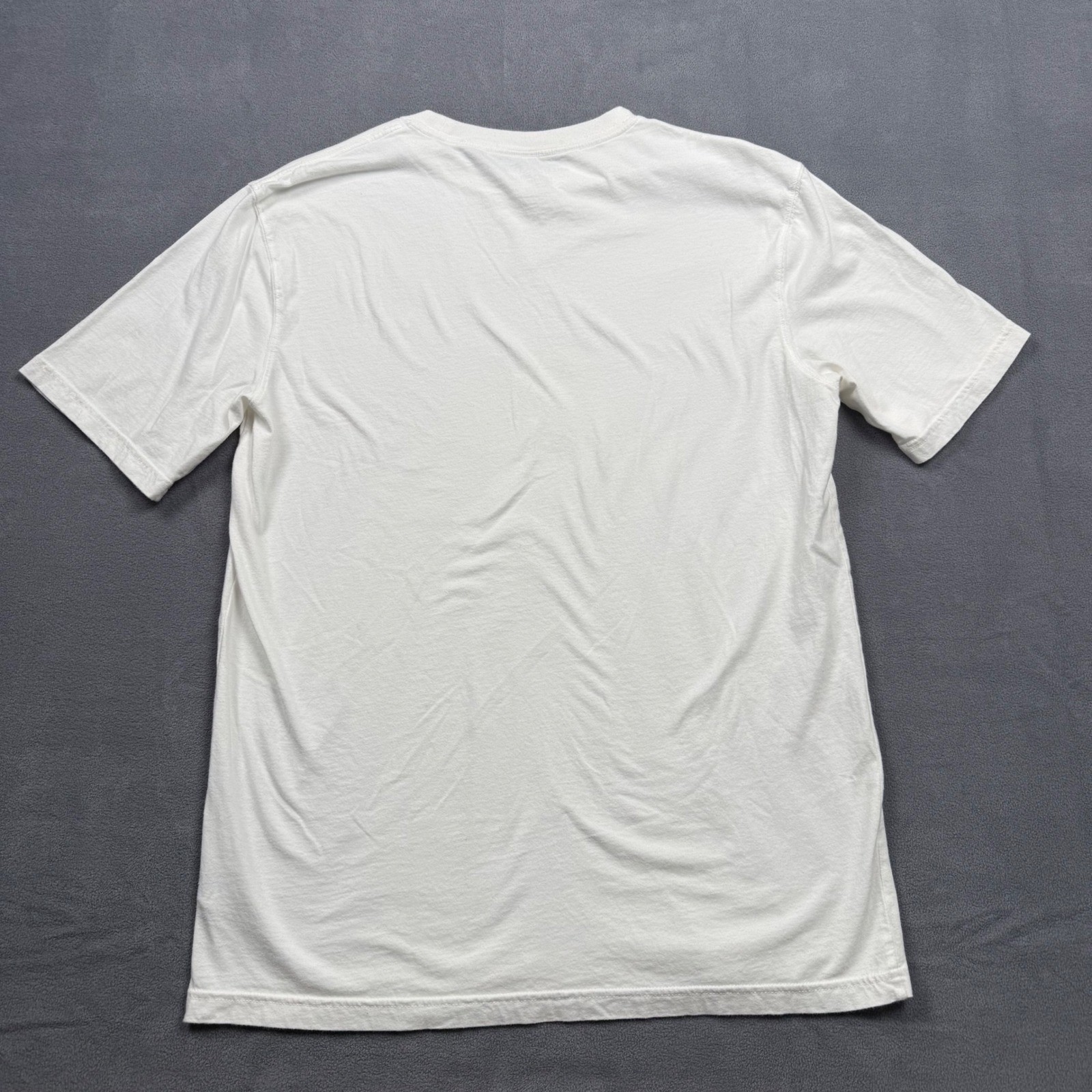 American Eagle T-Shirt Cotton Jersey Minimalist Casual White Medium Tall gallery