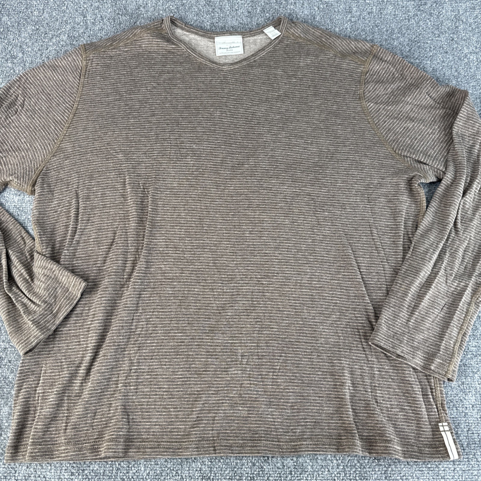 Tommy Bahama Shirt Mens Xl Brown Reversible Long Sleeve gallery
