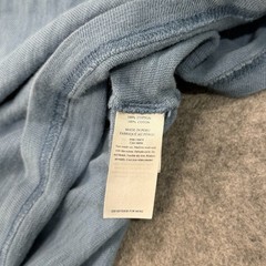 Faherty Blue Striped Slub Cotton Jersey Short Sleeve T-Shirt Men’s Size XL