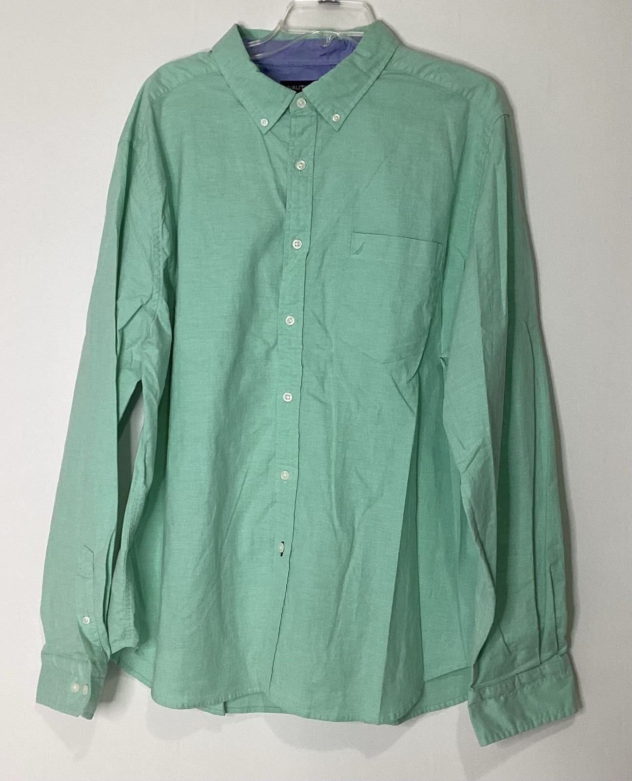 Nautical Men’s Size XXL Classic Fit/Stretch Long Sleeve Cotton Oxford Shirt gallery