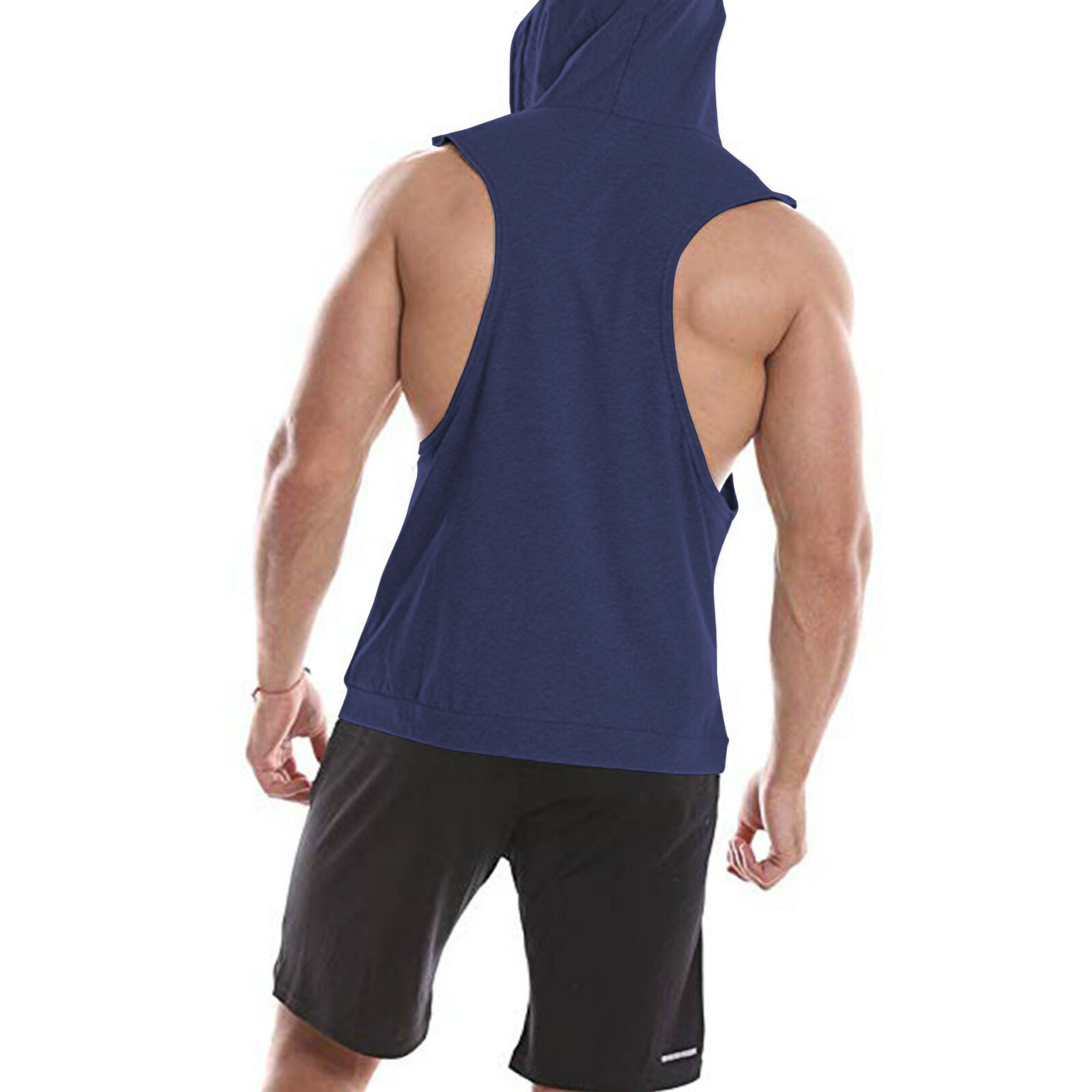men Gym Stringer Shirt Fitness Tank Top Cotton Bodybuilding Stringer Vest hoodie gallery