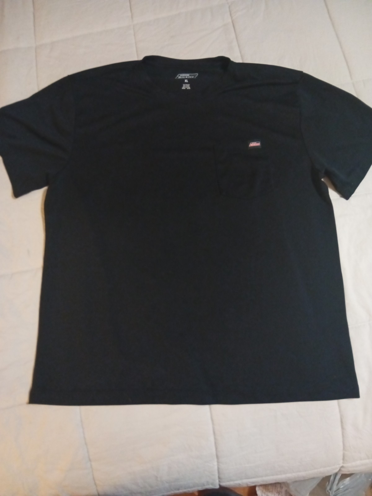 Men's Dickies Short Sleeve Active/Workwear Pocket Tee.Black XL Crewneck gallery