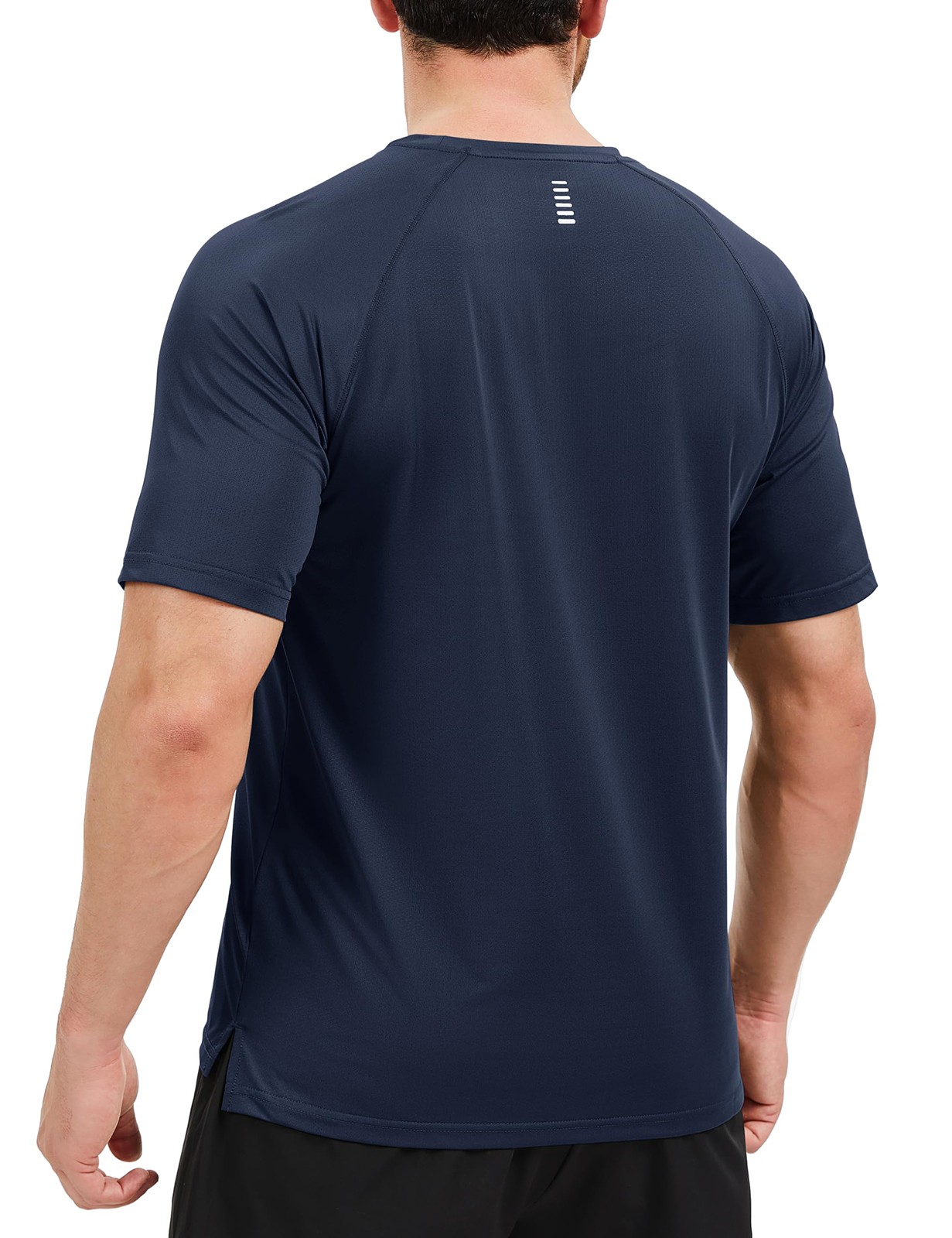 Men's Workout Shirts Athletic Quick Dry Mesh Short Sleeve Shirt Running Gym Tops gallery