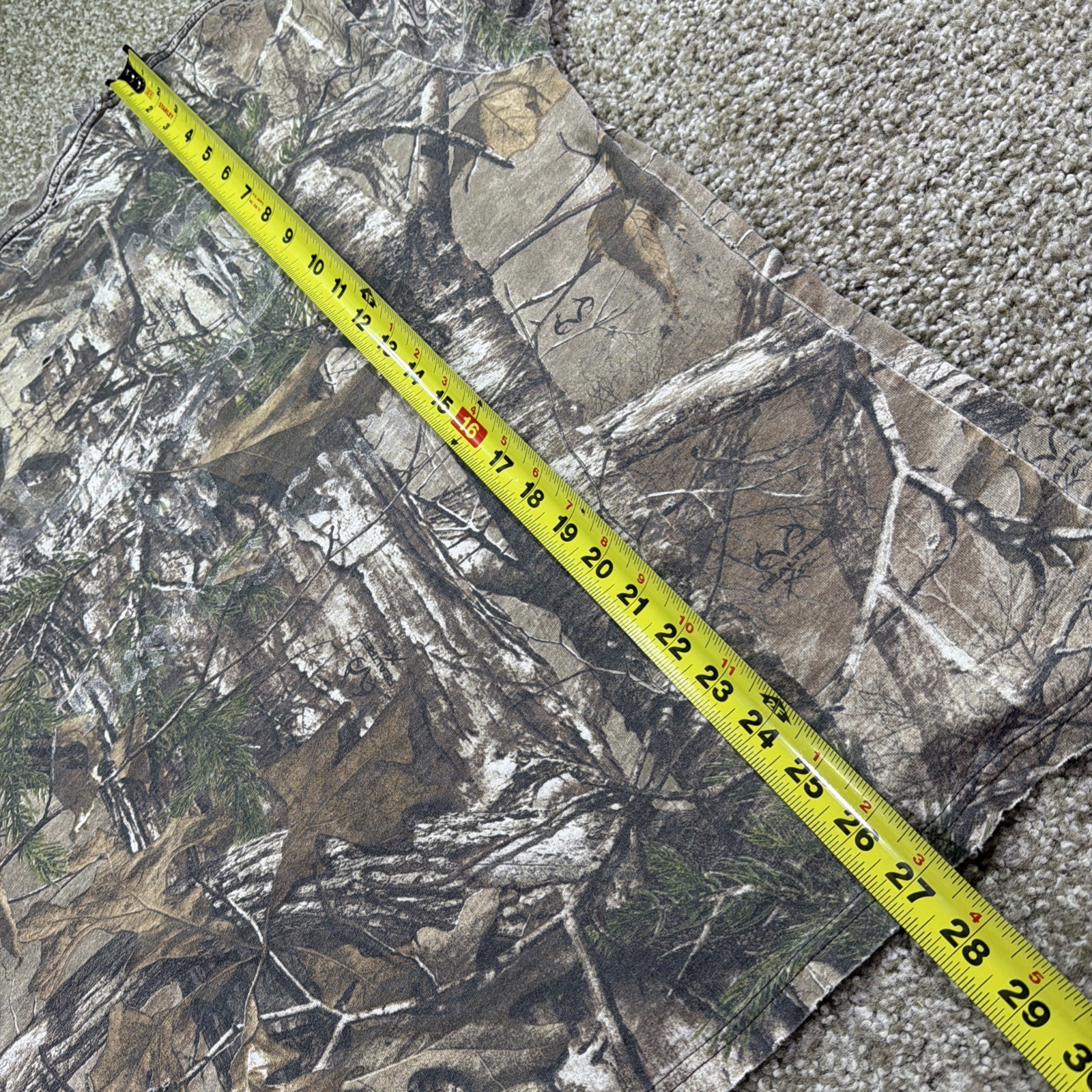 Vintage Russell Athletic Camo Tee Super Faded And Distressed Size XL Essentials gallery