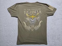 Nine Line Apparel Valhalla Graphic T-Shirt ~ Men’s Medium ~ Army OD Green ~