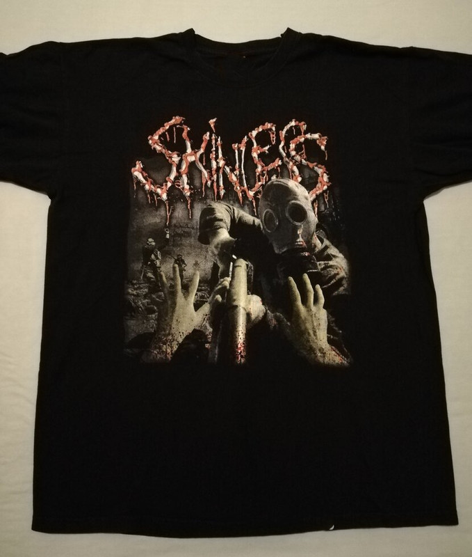 Skinless Band Gift For Fans Black T-Shirt Cotton All Size 7D1880