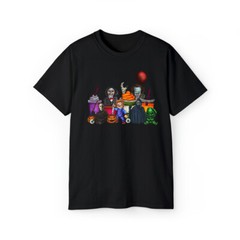 Halloween’s Favorite Characters & Coffee Unisex Ultra Cotton Tee