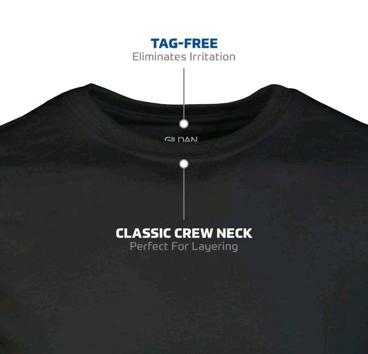 Gildan Men's Crew T-Shirts Multipack Style G1100 BlackSport GreyCharcoal Size M gallery