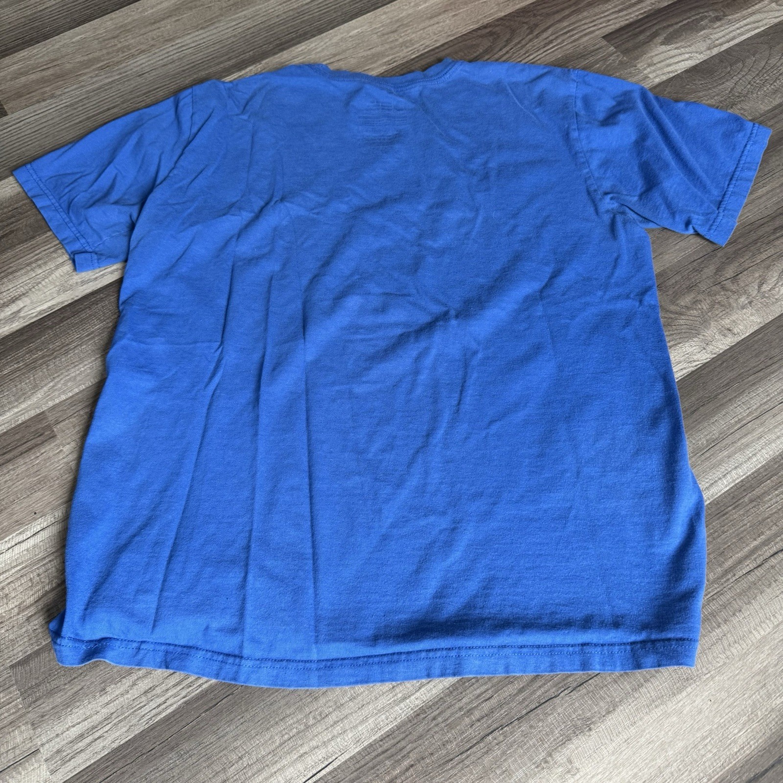 Nike Mens Blue Nashville Graphic Logo Crew Neck Regular Fit T-Shirt Size M gallery