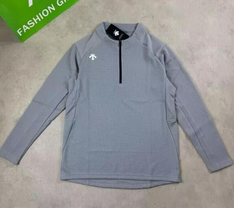 Descente Half Zipper Quick Drying Huagefu Long Sleeves T-shirt gallery