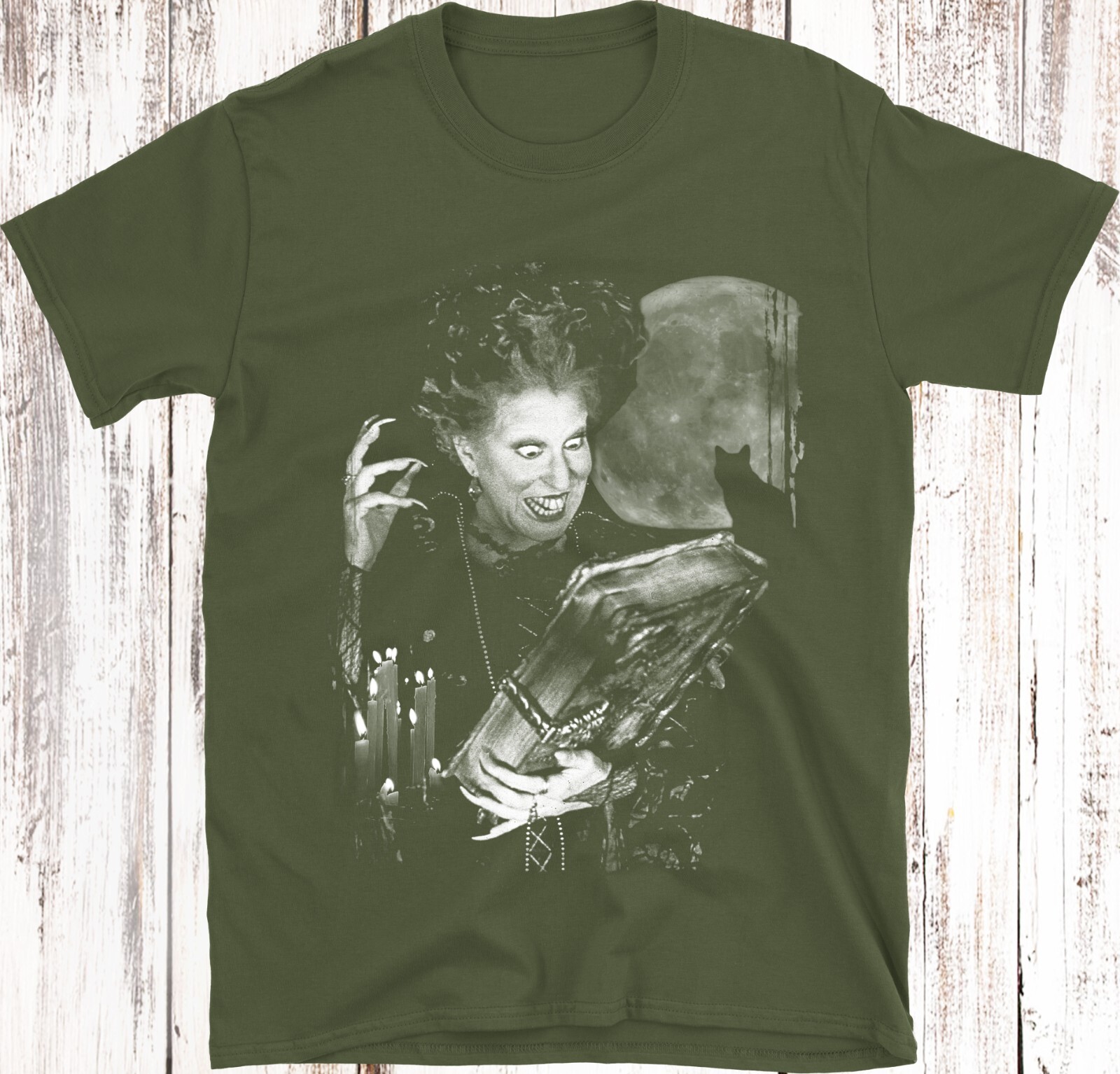 Abracadabra Hocuspocus Simsalabim Winifred Sanderson Witch Magic Spell Book Tee gallery