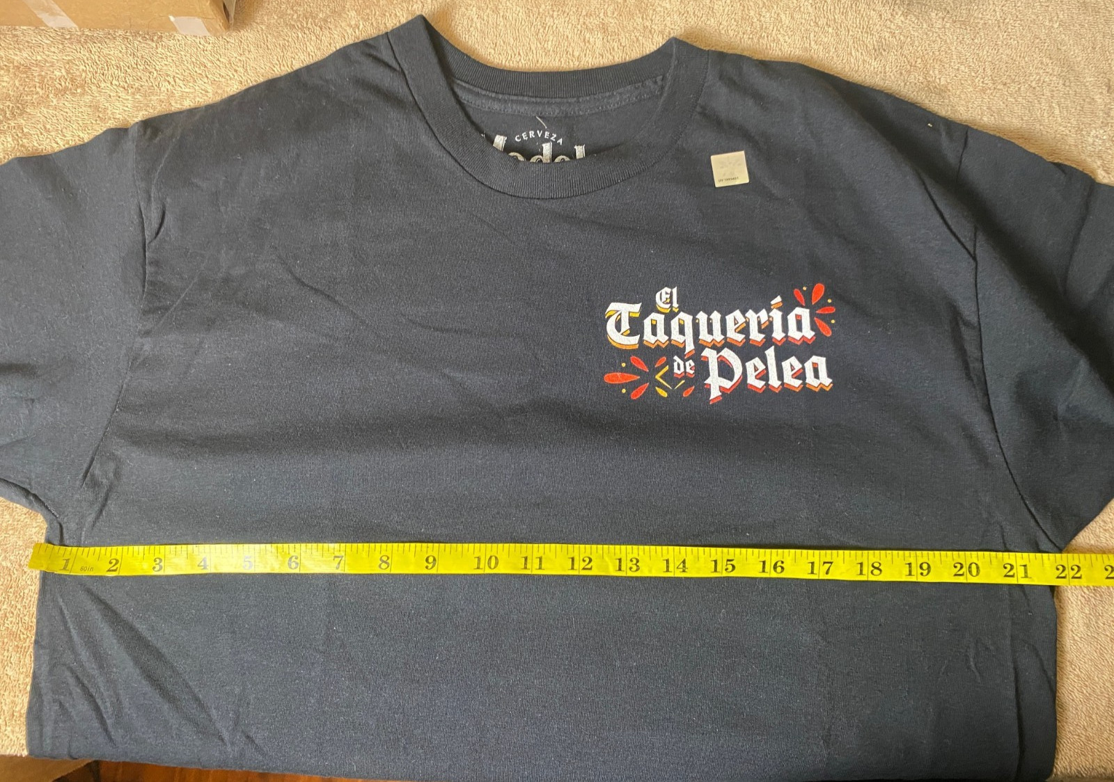 MODELO Beer "El Taqueria De Pelea" Ripple Junction Double Sided Tee SZ L-NWOT gallery