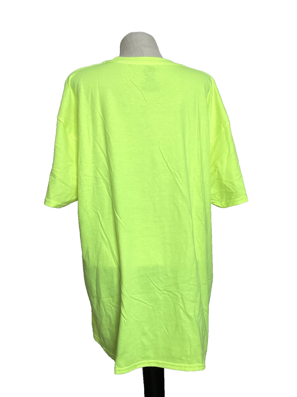 ATHLETIC WORKS Breathable Acid Yellow Short Sleeve Crew Neck T-Shirt Sz XL* gallery