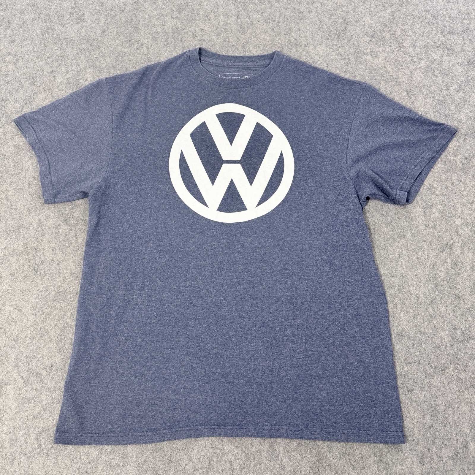 Volkswagen Vintage Official Logo Short Sleeve T-Shirt Fits Men's Size Large Gray gallery