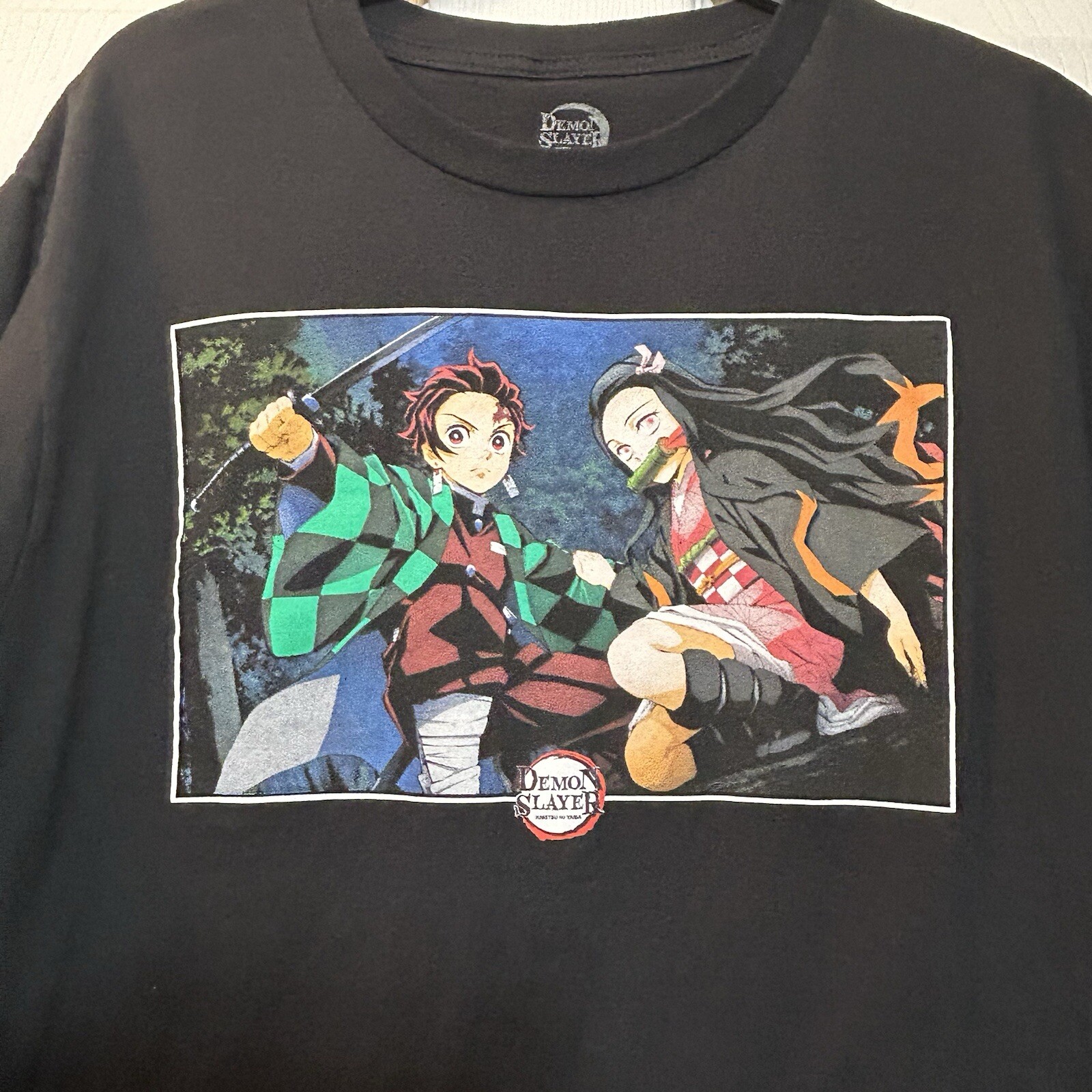Demon Slayer Kimetsu No Yaiba Black T-Shirt Size Medium (38/40) gallery