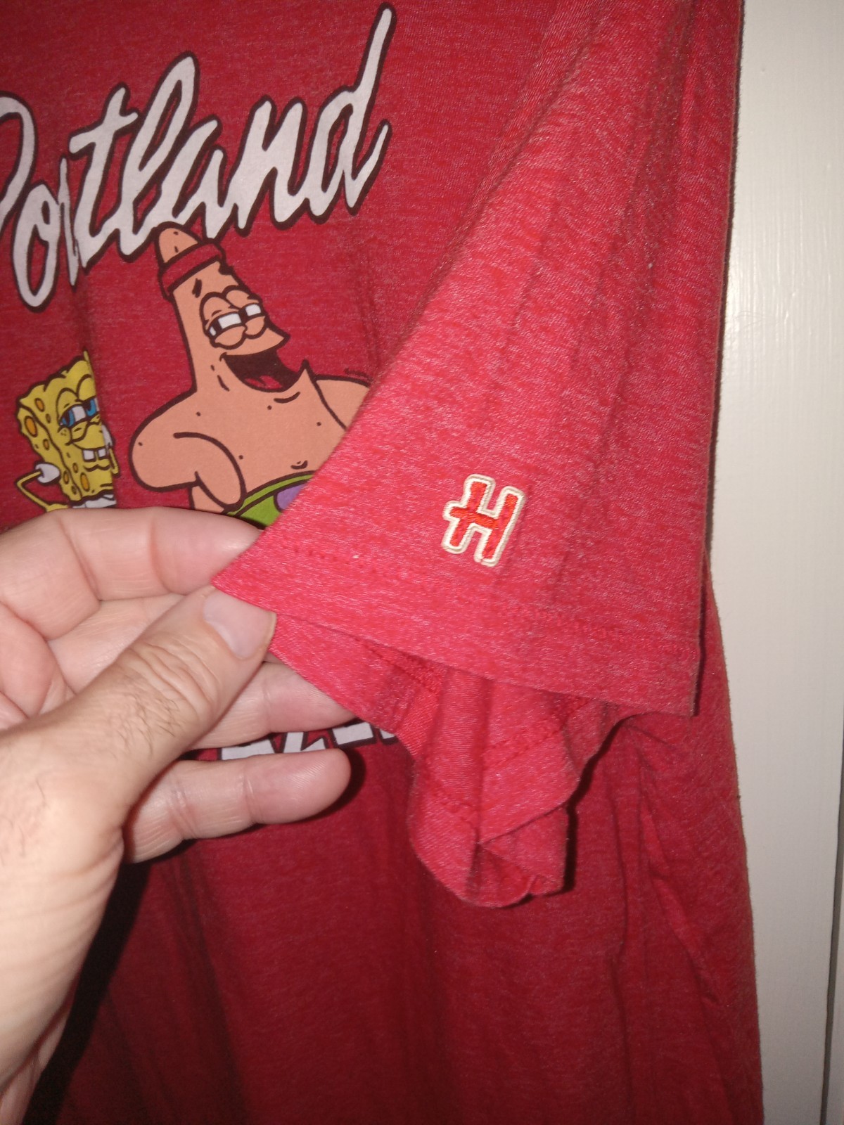Homage Portland Trailblazers SpongeBob & Patrick Tee T-Shirt Men's XXL GORGEOUS gallery