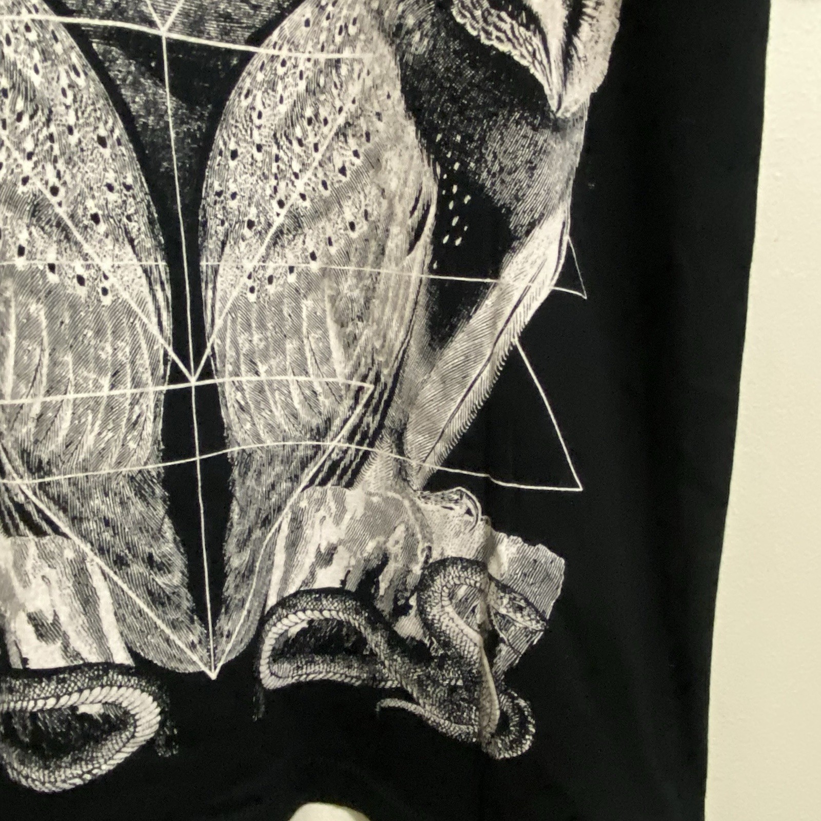 Black Craft Blackcraft Cult II Mens Tee T Shirt M 40” Owls Snakes On Black Goth gallery