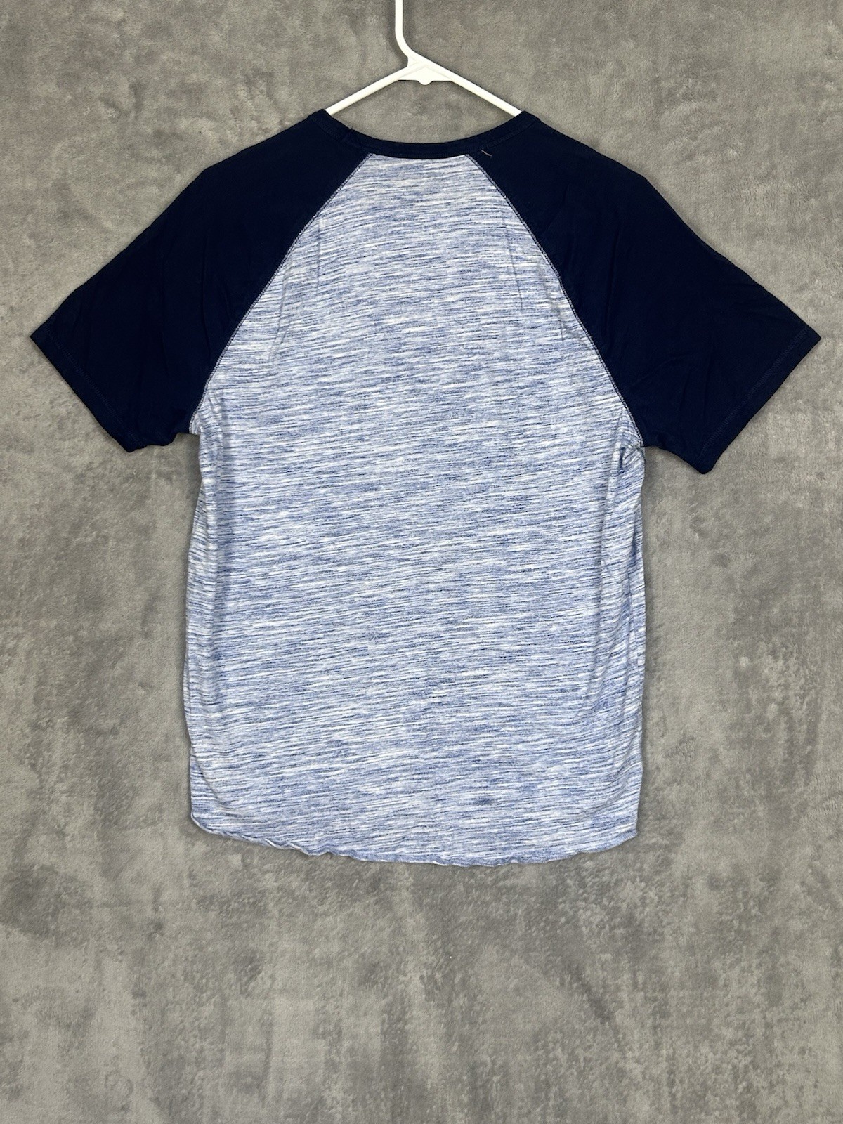 Express Baseball Shirt Mens Medium Blue Lion Ragland Sleeve gallery