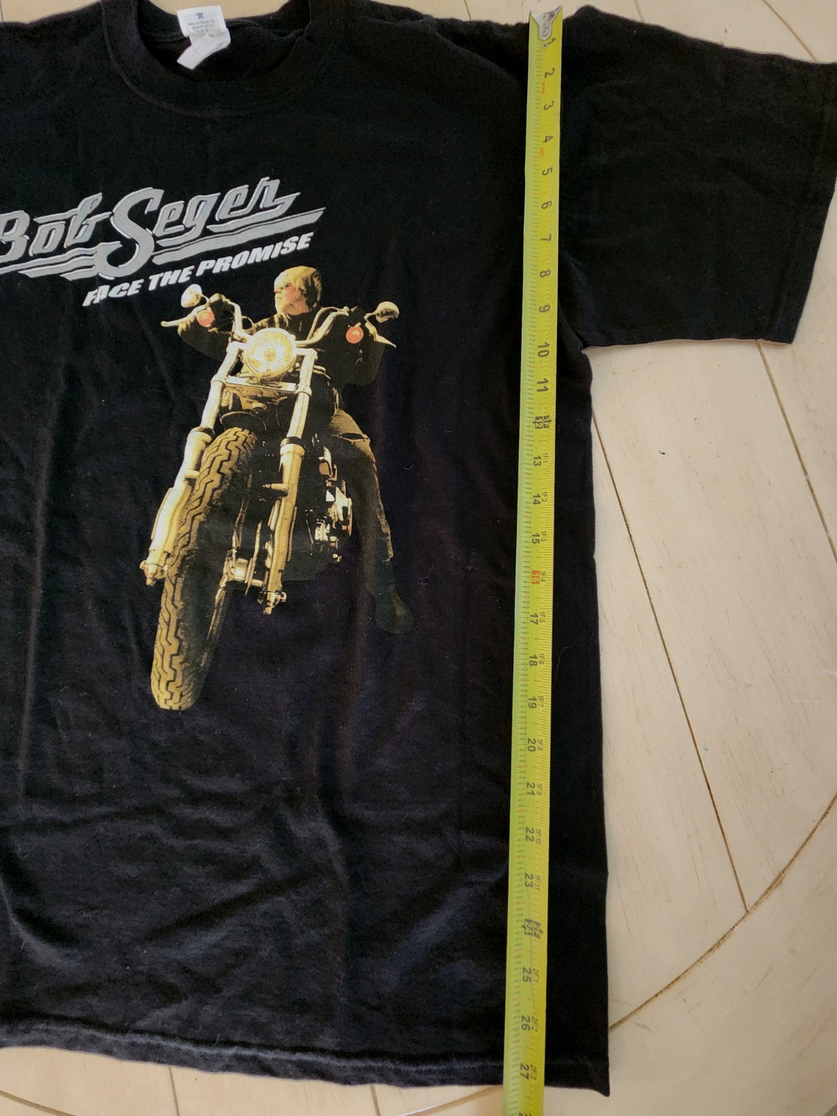 Bob Seger Face the Promise North American Tour Concert Anvil T-shirt Large READ gallery