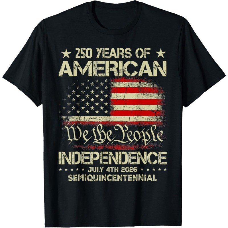American 250th Anniversary Celebration 250 Years USA Service T-Shirt