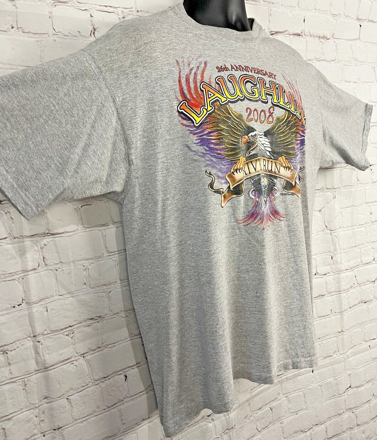 Vintage 2008 26th Anniversary Laughlin River Run T-Shirt Men's XL gallery