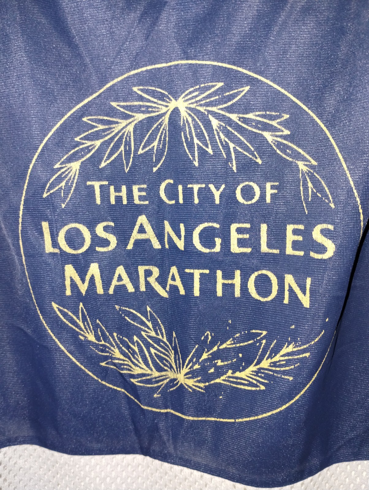 The City Of Los Angeles Marathon Blue White Vintage Jersey Tank Size Large gallery