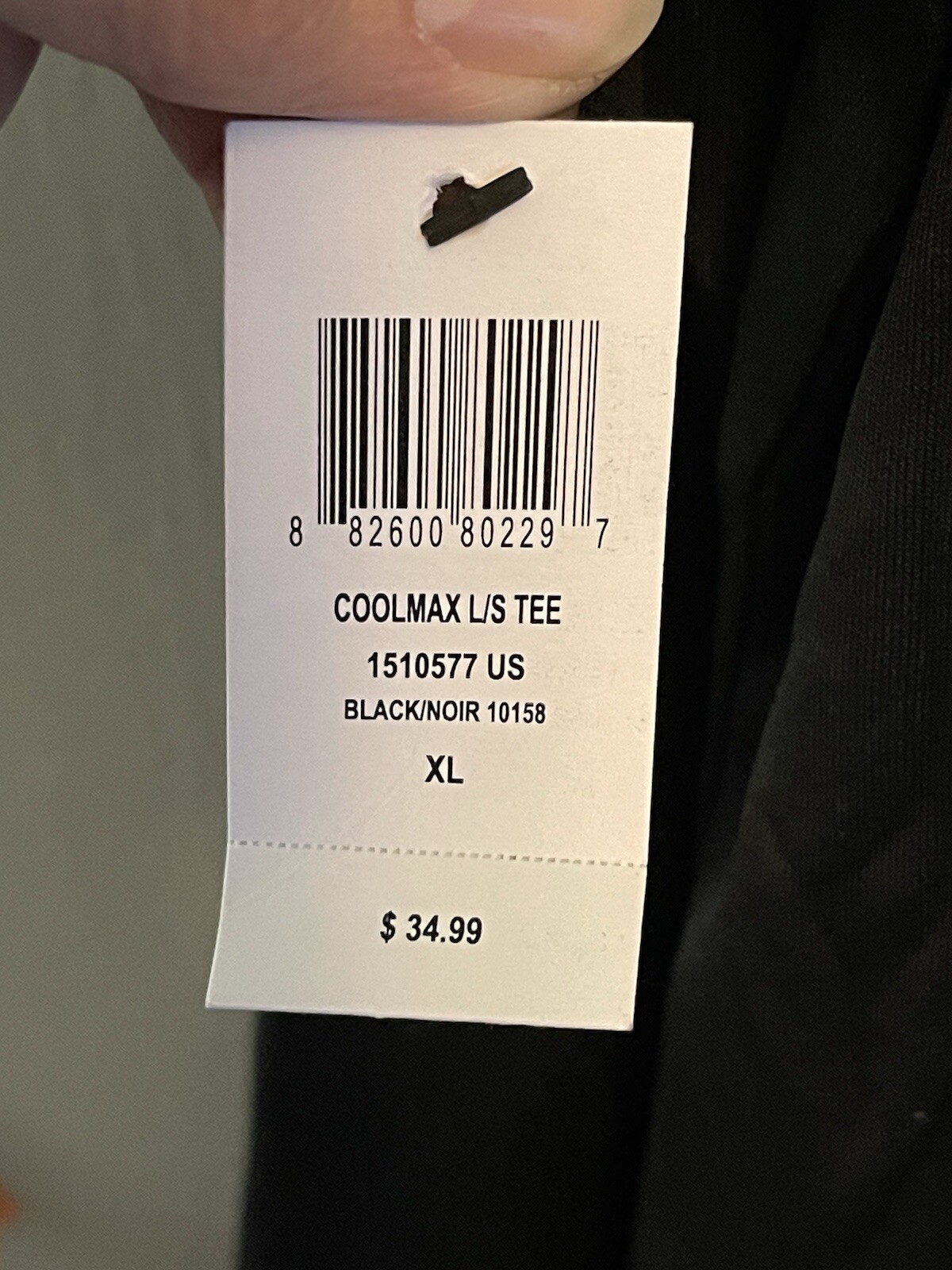Caterpillar Coolmax Men’s NWT Long Sleeve Black Tee UPF 50 Breathable Size XL gallery