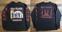 2 Sides CRYPTIC SLAUGHTER Convicted LONG SLEEVE Shirt Black Unisex S-5XL 1J0507