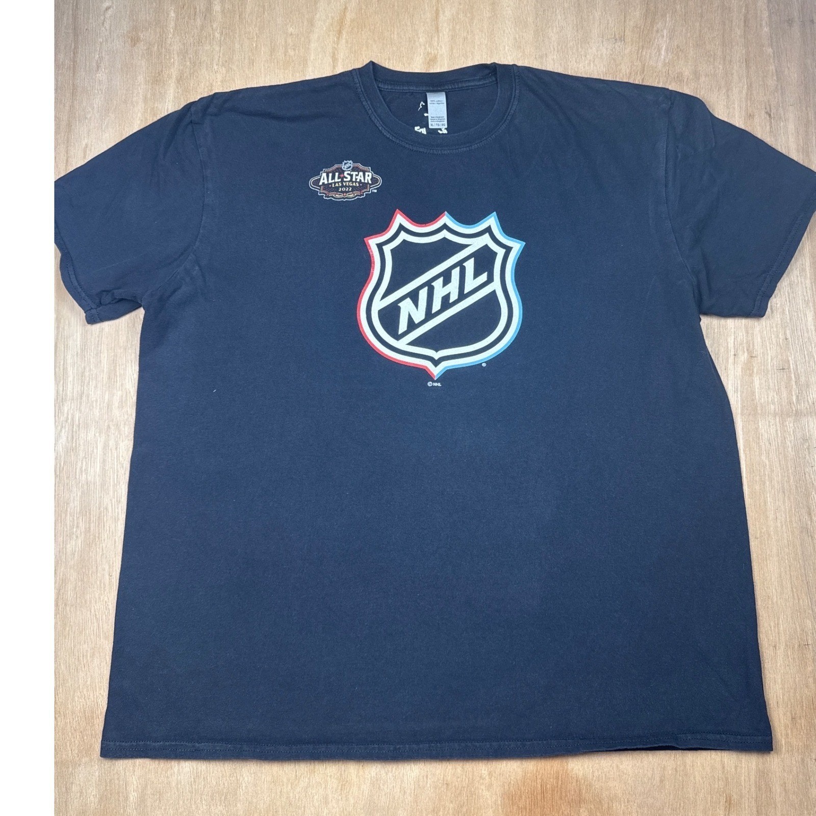 NHL All Star Las Vegas 2022 Black T-Shirt Men's Size XL gallery