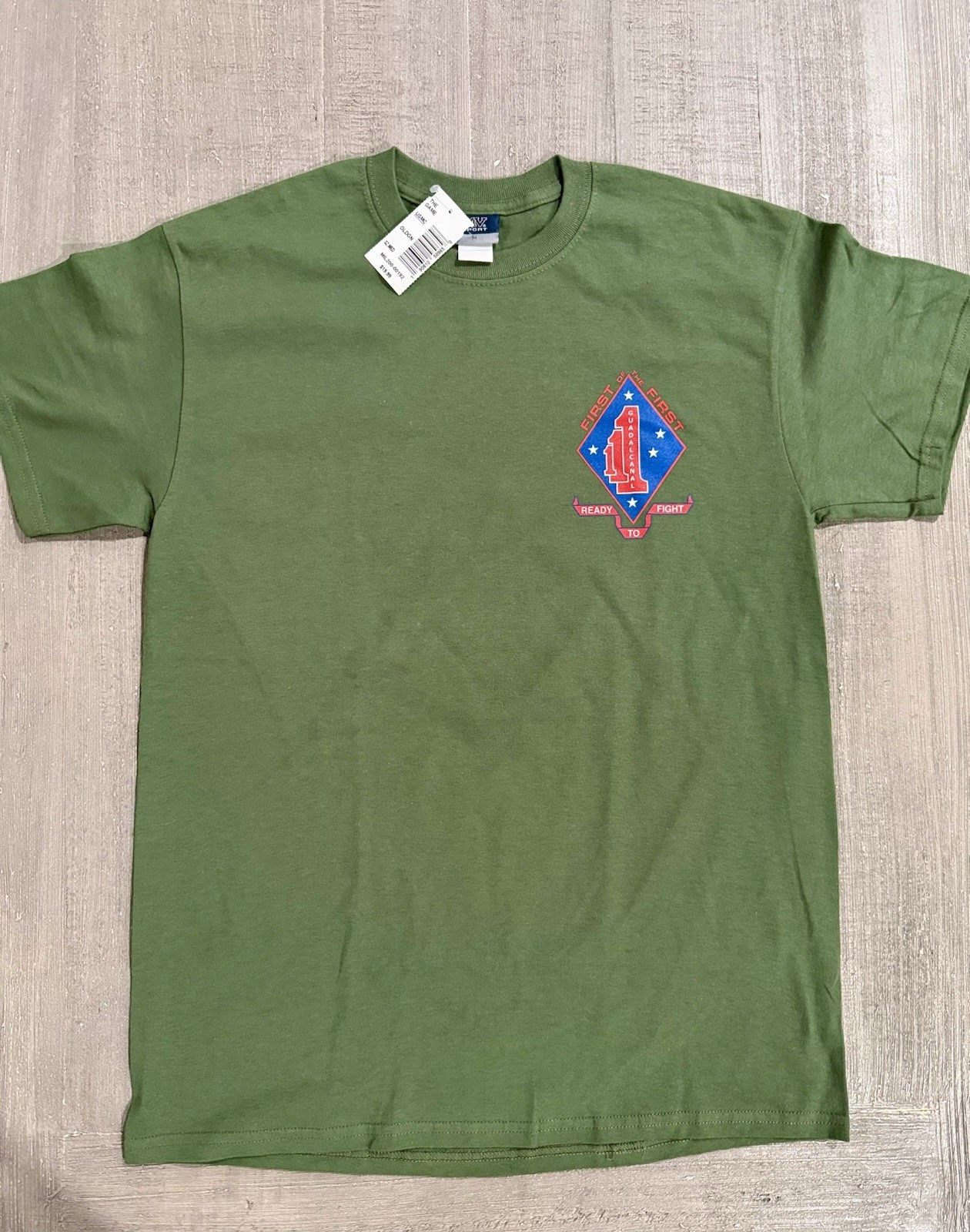 UNITED STATES MARINE CORPS USMC 1st BATTALION 1st MARINES (1/1) T-Shirt - Sz XL gallery