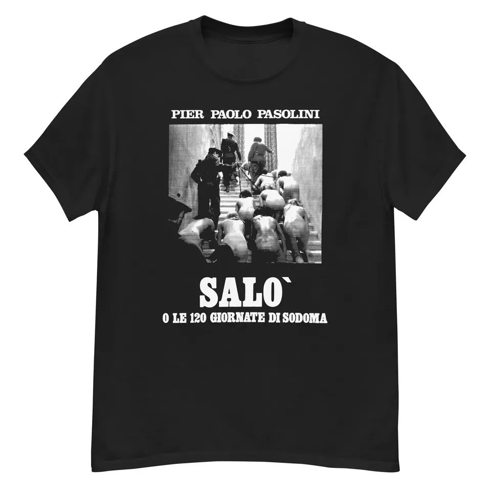 Salo, or the 120 Days of Sodom (1975) t-shirt