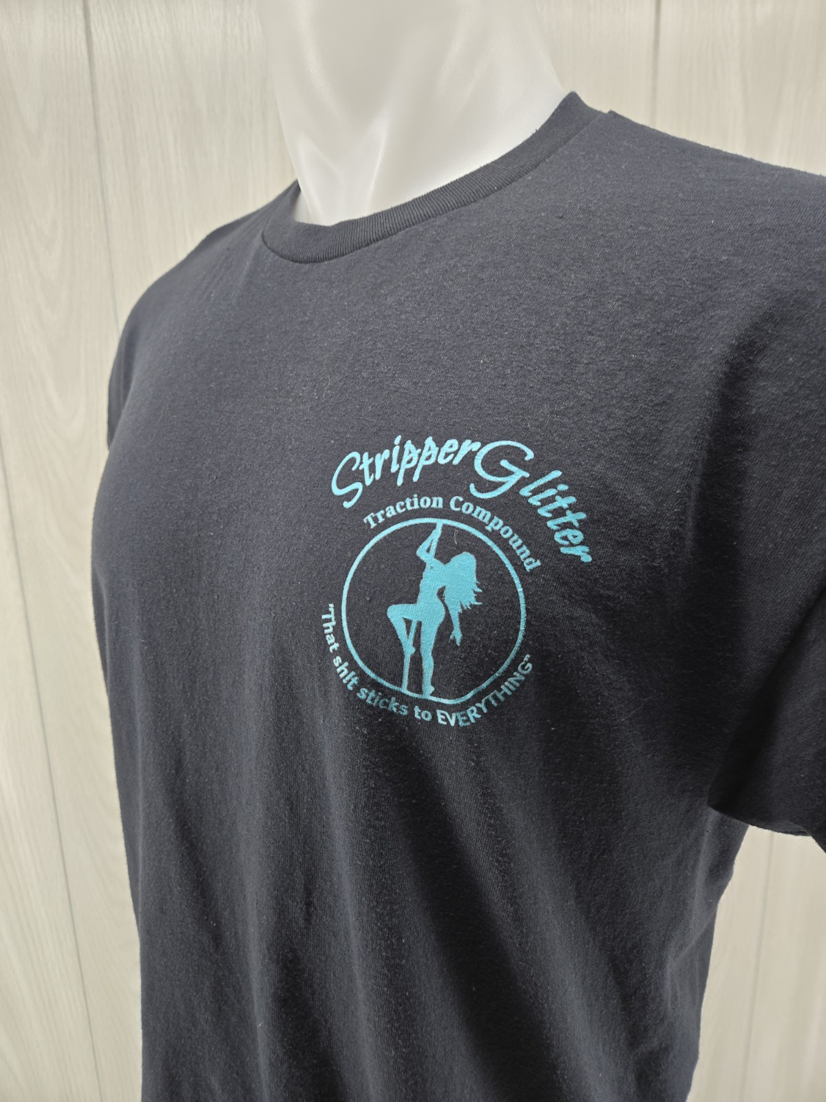 Stripper Glitter Traction Compound T Shirt Hot Rod Racing Size Large gallery
