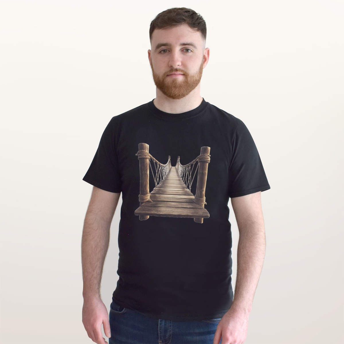 'Wooden Bridge Front View' Unisex T-Shirt - 100% Cotton (S-XXL) (TA052586) gallery