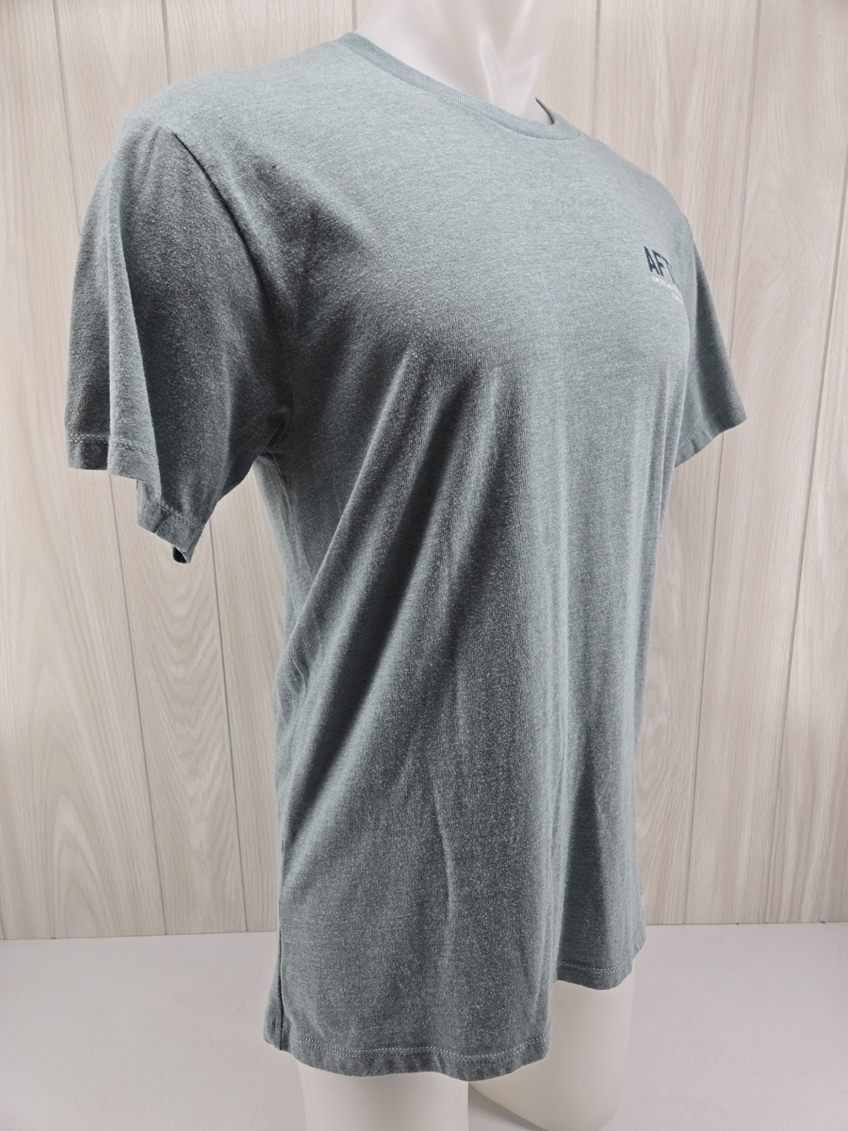 AFTCO Shirt Mens Medium Green Cotton Blend Fishing Logo gallery