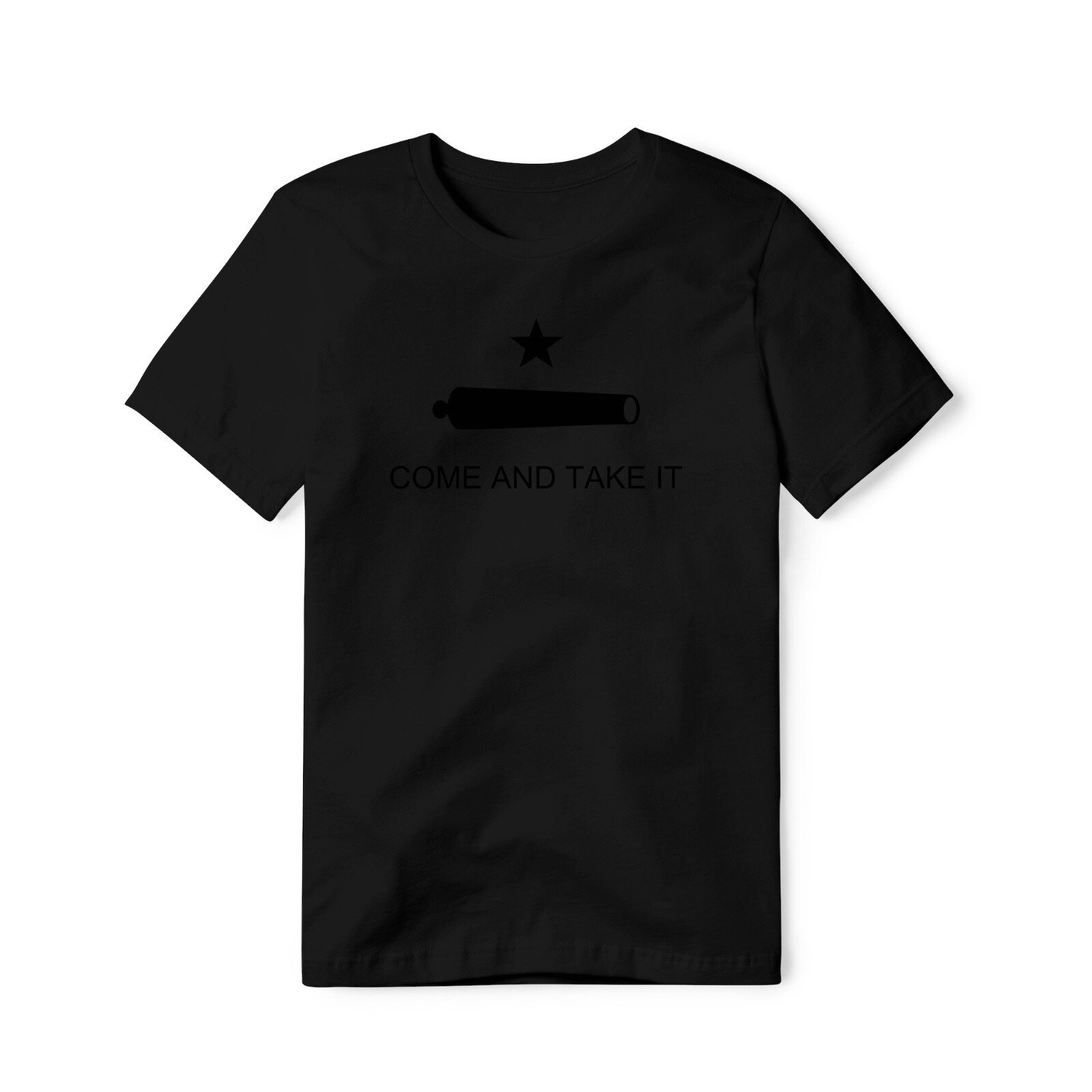 Come And Take It : Cannon (Black), Classic Cotton Tee gallery