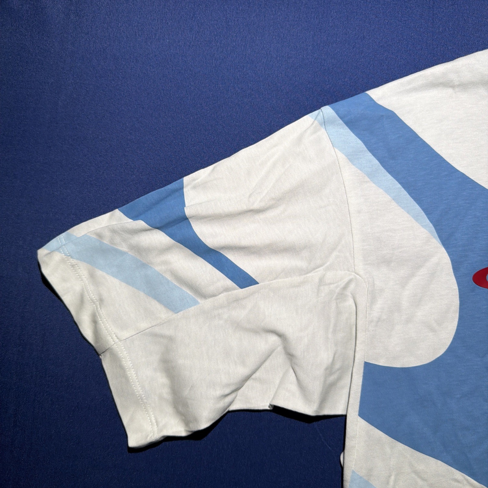 Oakley Team USA T Shirt Men Blue White Made in Italy Polyamide Size Small gallery