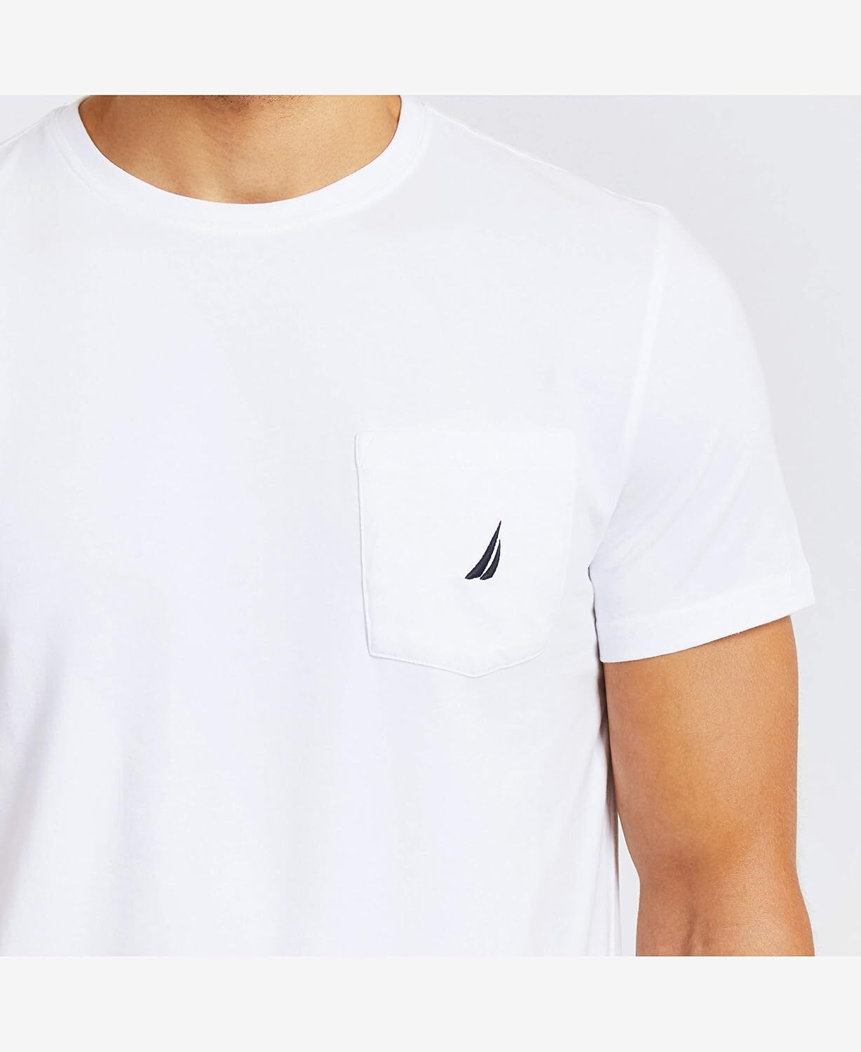 Men's Pocket T-Shirt Casual Crew Neck Short Sleeve Solid Tee True to Size Fit gallery