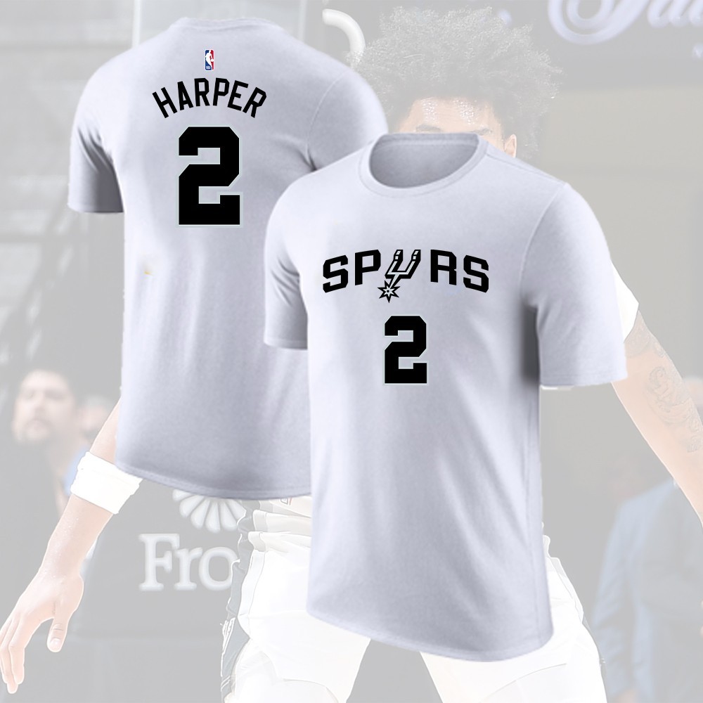 HOT! Dylan #2 Harper San Antonio Team 2026 Name and Number Fan Look Full Size
