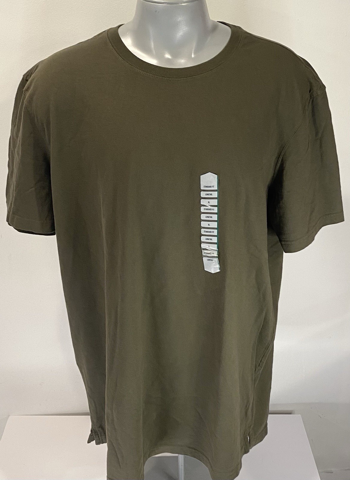 Duluth Trading Mens XL Standard Fit Longtail T-Shirt Short Sleeve Tee Olive New gallery
