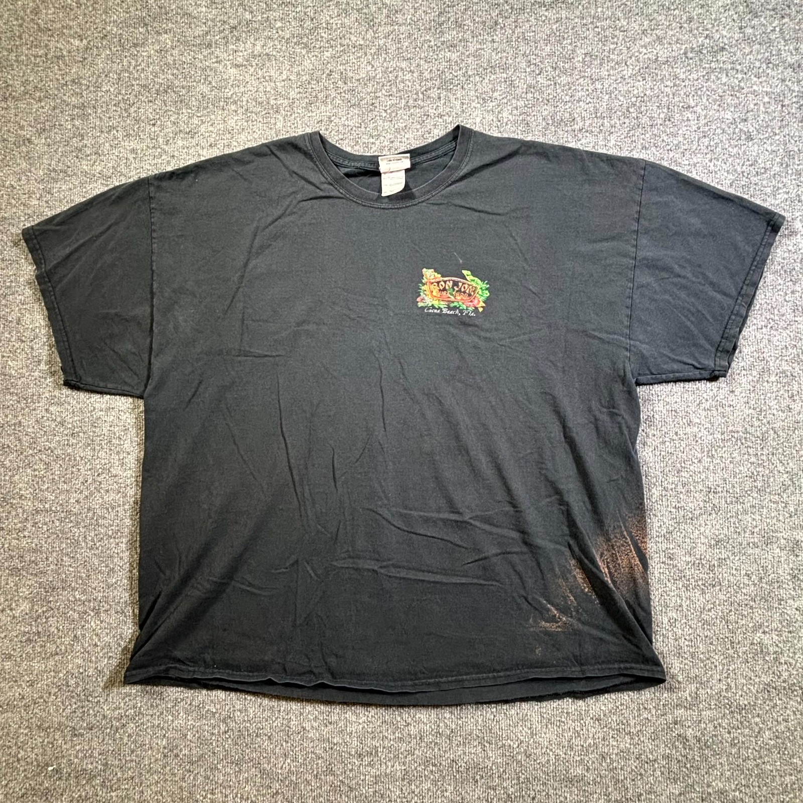 Ron Jon Surf Shop T-Shirt Men’s 3XL Gray Cotton Cocoa Beach Graphic Outdoor