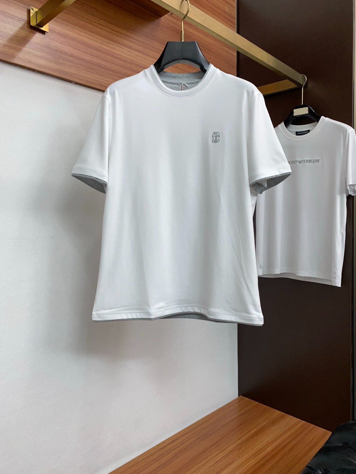 Brunello Cucinelli Men’s Classic Fashion Silky Short-Sleeve T-Shirt XL
