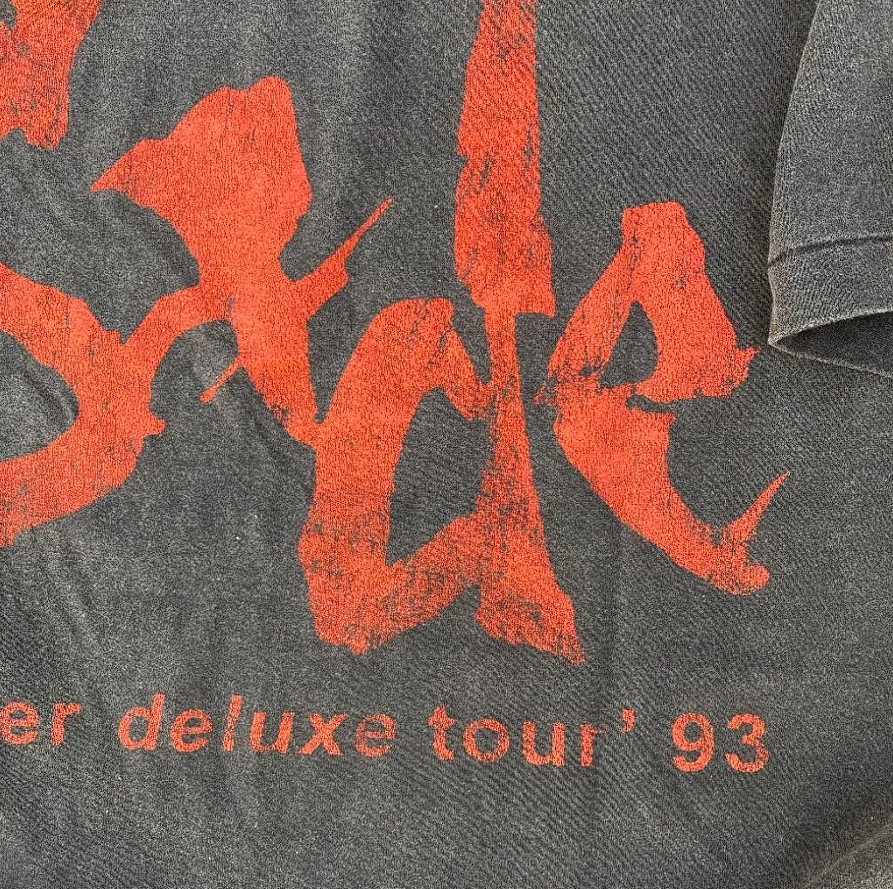 Vintage SADE T shirt XL LOVE DELUXE Summer Tour 1993 Black Faded Modern REPRINT gallery