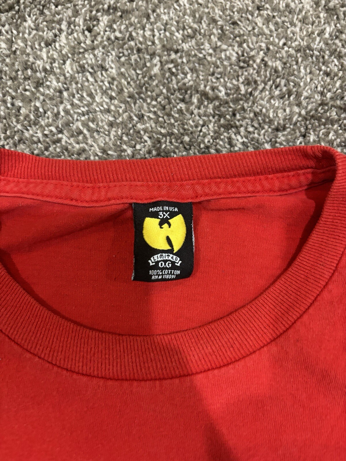 Vintage Wu Tang Shirt 3XL Limited OG 90s Y2K Hip Hop New York Streetwear Logo gallery
